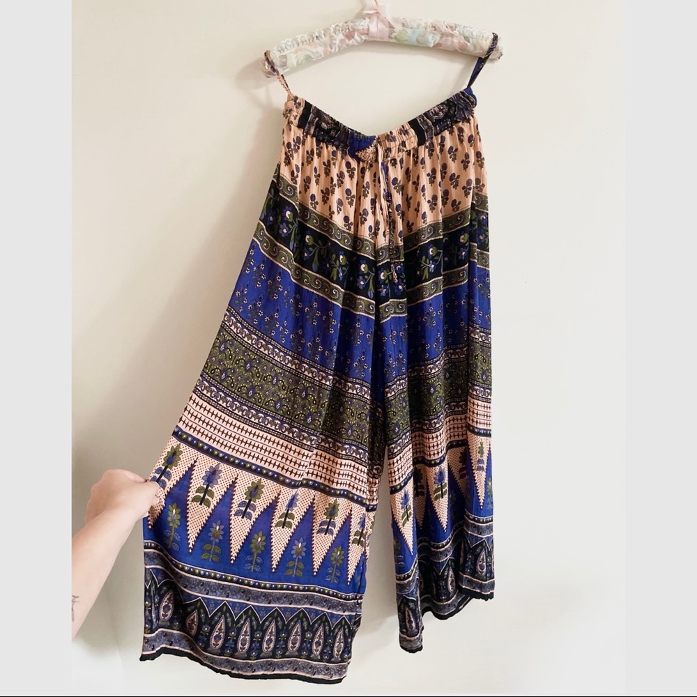 Floral Flowy Harem Pants XS/S/M